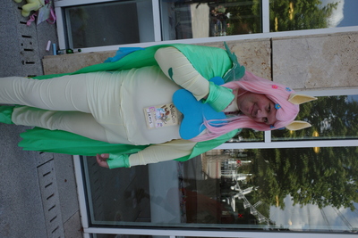 Taking a picture of smiling Flutterguy at GalaCon is sort of a tradition for me. Also, he's a tradition at GalaCon of sorts.
